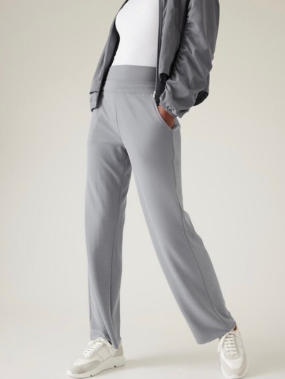 ​NWT Athleta Seasoft Pant 2X Wide Leg Loungewear Travel Casual Plus Size